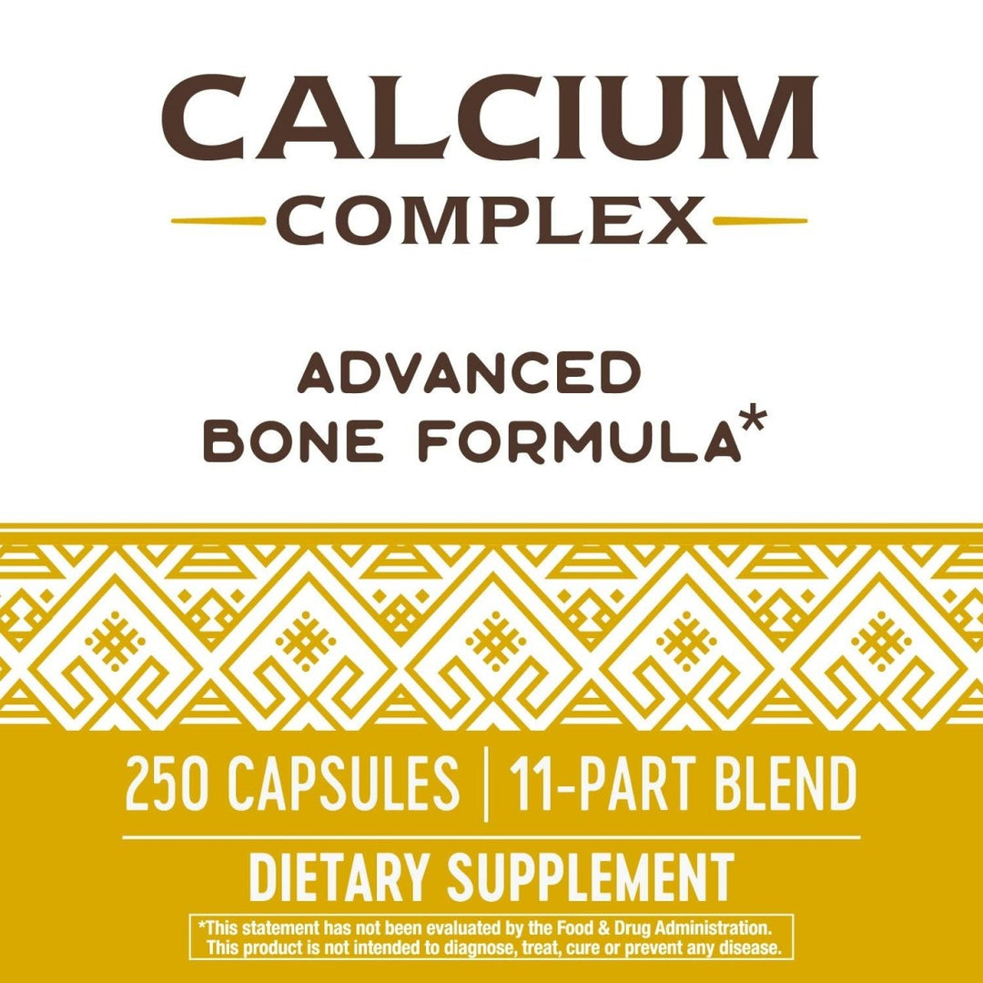 Nature's Way Calcium Complex Advanced Bone Formula, Helps Maintain Normal Bone Density and Development*, 250 Capsules - The Oasis of Health
