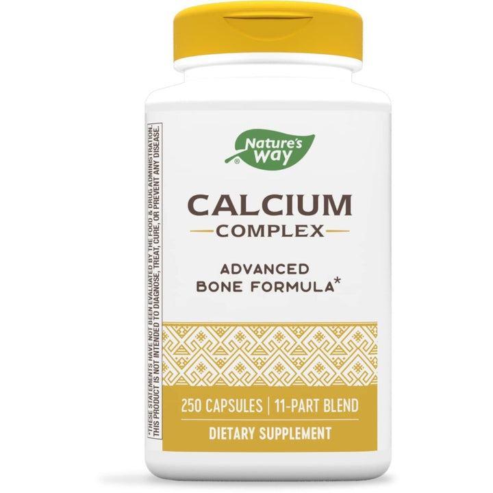 Nature's Way Calcium Complex Advanced Bone Formula, Helps Maintain Normal Bone Density and Development*, 250 Capsules - The Oasis of Health