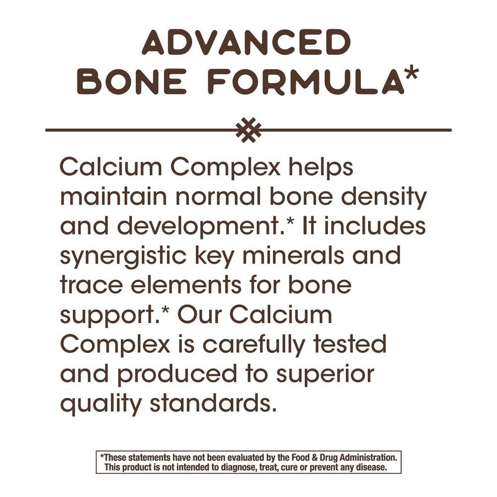 Nature's Way Calcium Complex Advanced Bone Formula* - The Oasis of Health