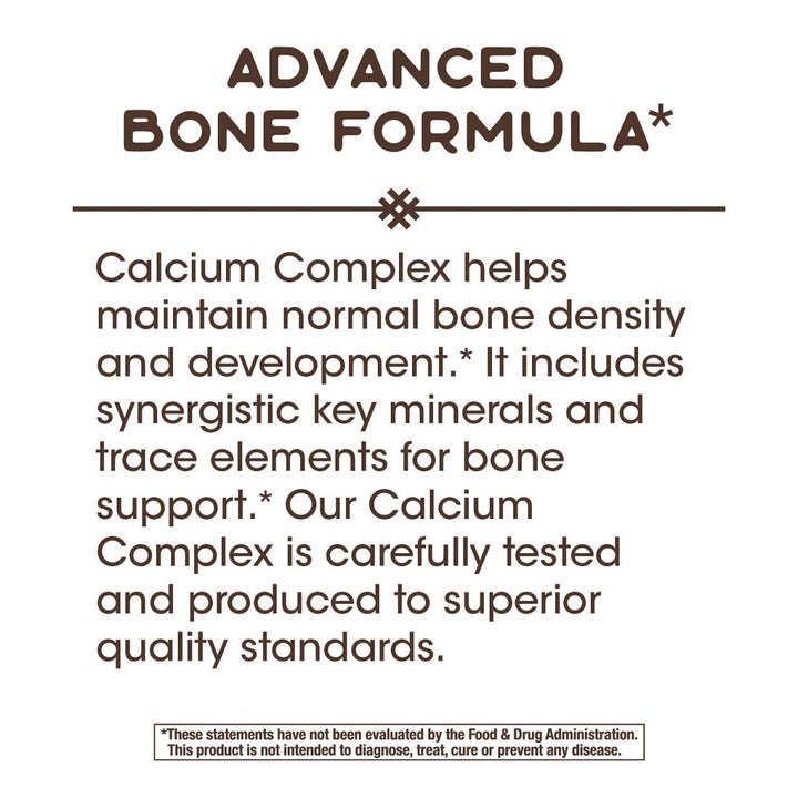 Nature's Way Calcium Complex Advanced Bone Formula* - The Oasis of Health