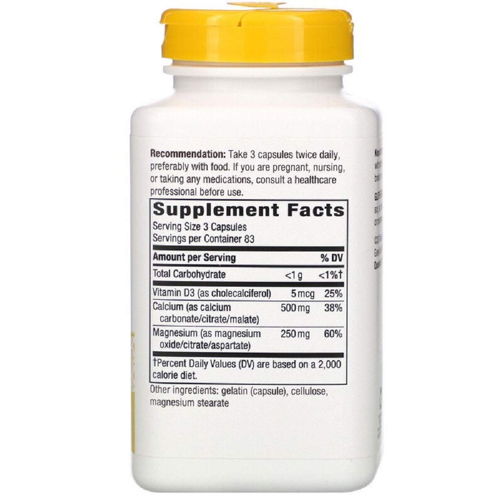 Nature'S Way Calcium Magnesium & Vit D 250 Cap - The Oasis of Health