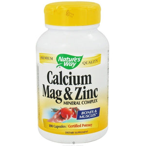 Nature'S Way Calcium Magnesium & Zinc 100 Cap - The Oasis of Health