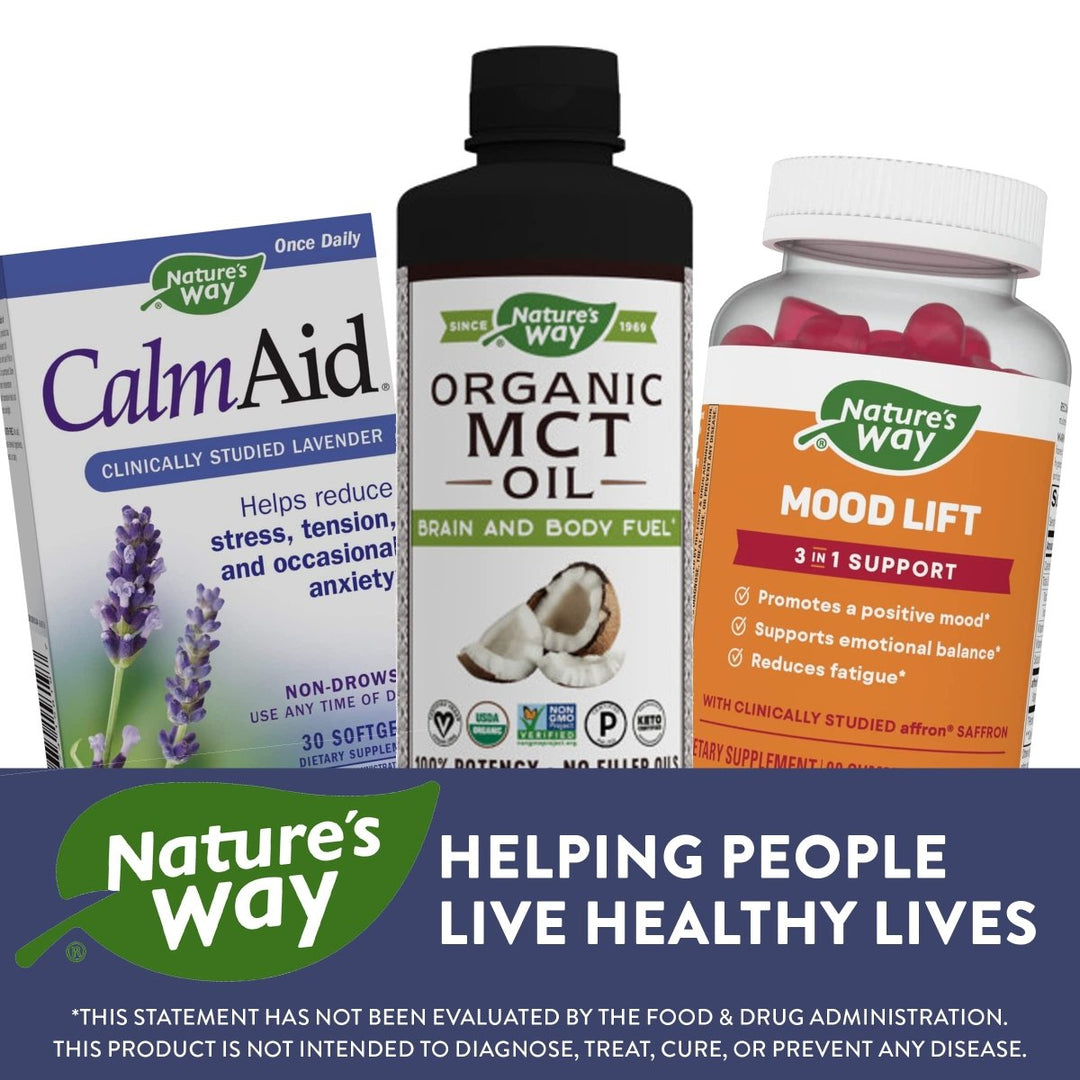 Nature's Way CalmAid, Non - Drowsy, Clinically Studied Lavender Supplement Helps Reduce Tension/Stress* - The Oasis of Health