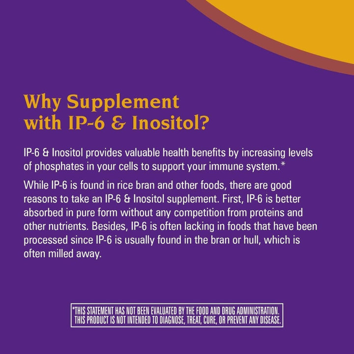 Nature's Way Cell Fort? IP - 6 & Inositol Supplement, Gluten - Free, Vegan, 240 Capsules - The Oasis of Health