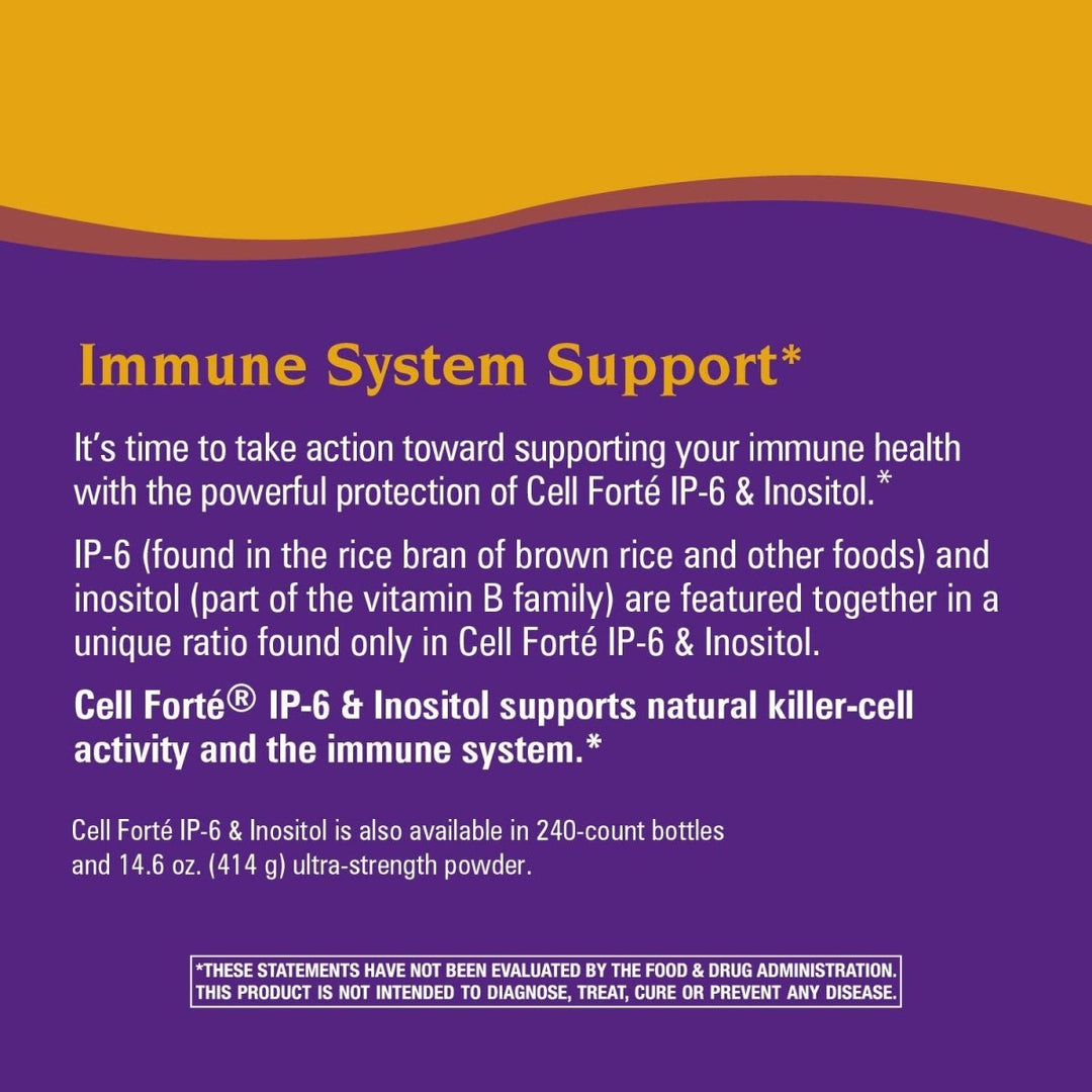 Nature's Way Cell Fort? IP - 6 & Inositol supports natural killer - cell activity*, 120 Vcaps - The Oasis of Health