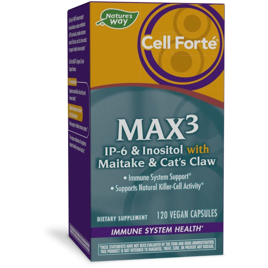 Nature's Way Cell Fort? MAX3 IP - 6 & Inositol with Maitake & Cat's Claw, Immune Support and Natural Killer - Cell Activity*,120 Capsules - The Oasis of Health