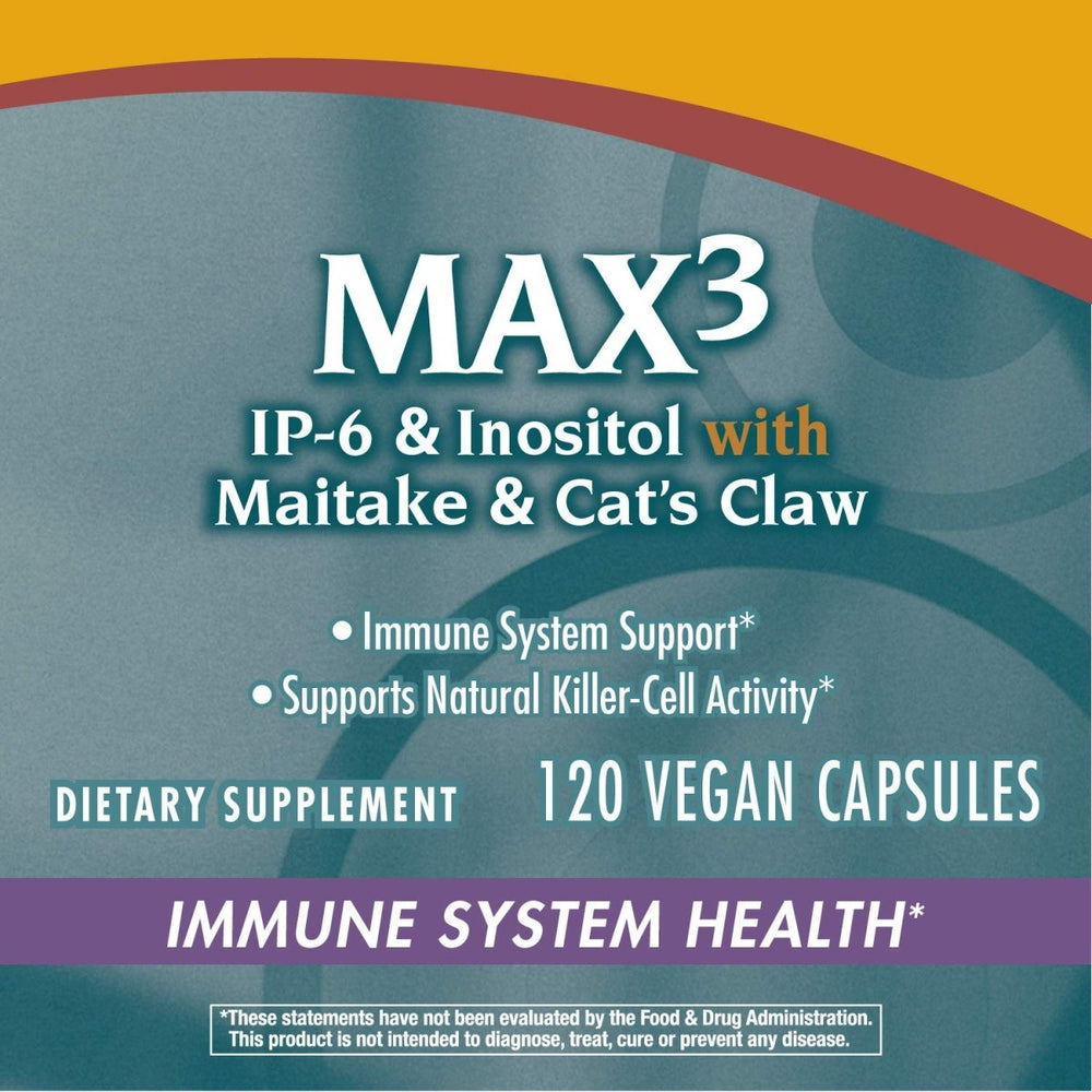 Nature's Way Cell Fort? MAX3 IP - 6 & Inositol with Maitake & Cat's Claw, Immune Support and Natural Killer - Cell Activity*,120 Capsules - The Oasis of Health