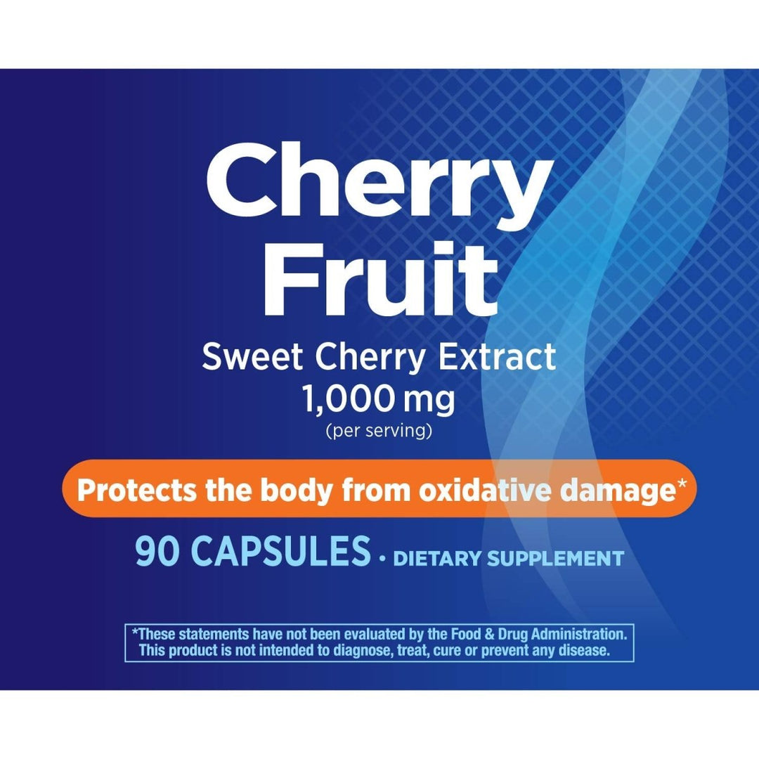 Nature's Way Cherry Fruit, Supports Antioxidant Pathways*, 1,000 mg Per Serving, 90 Capsules - The Oasis of Health