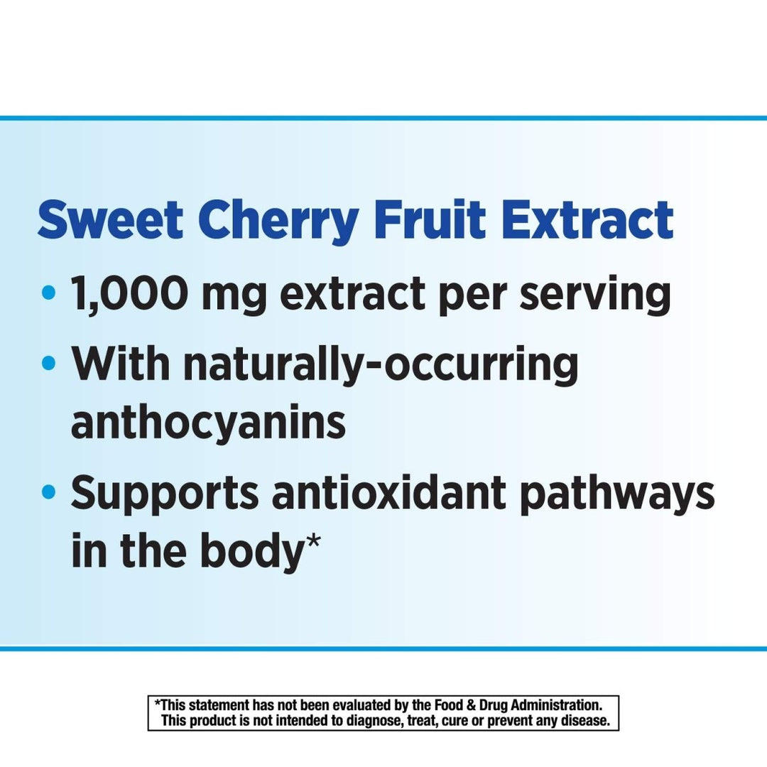 Nature's Way Cherry Fruit, Supports Antioxidant Pathways*, 1,000 mg Per Serving, 90 Capsules - The Oasis of Health