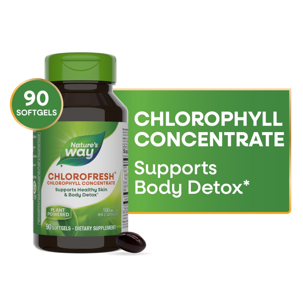 Nature's Way Chlorofresh Chlorophyll Concentrate 90 Softgels - The Oasis of Health