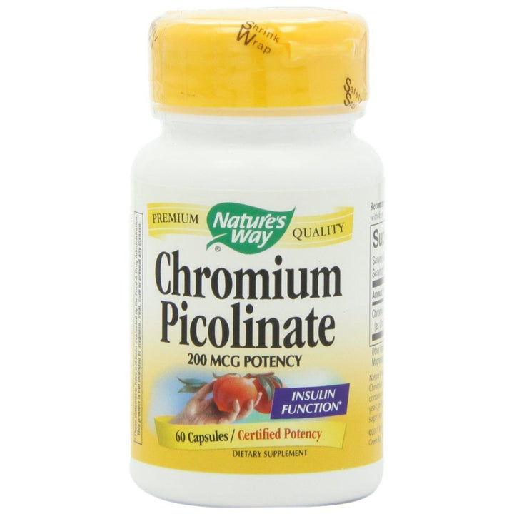 Nature's Way Chromium Picolinate 200mcg 60 Capsule - The Oasis of Health