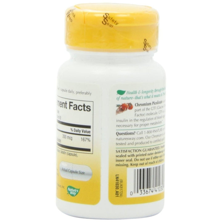 Nature's Way Chromium Picolinate 200mcg 60 Capsule - The Oasis of Health