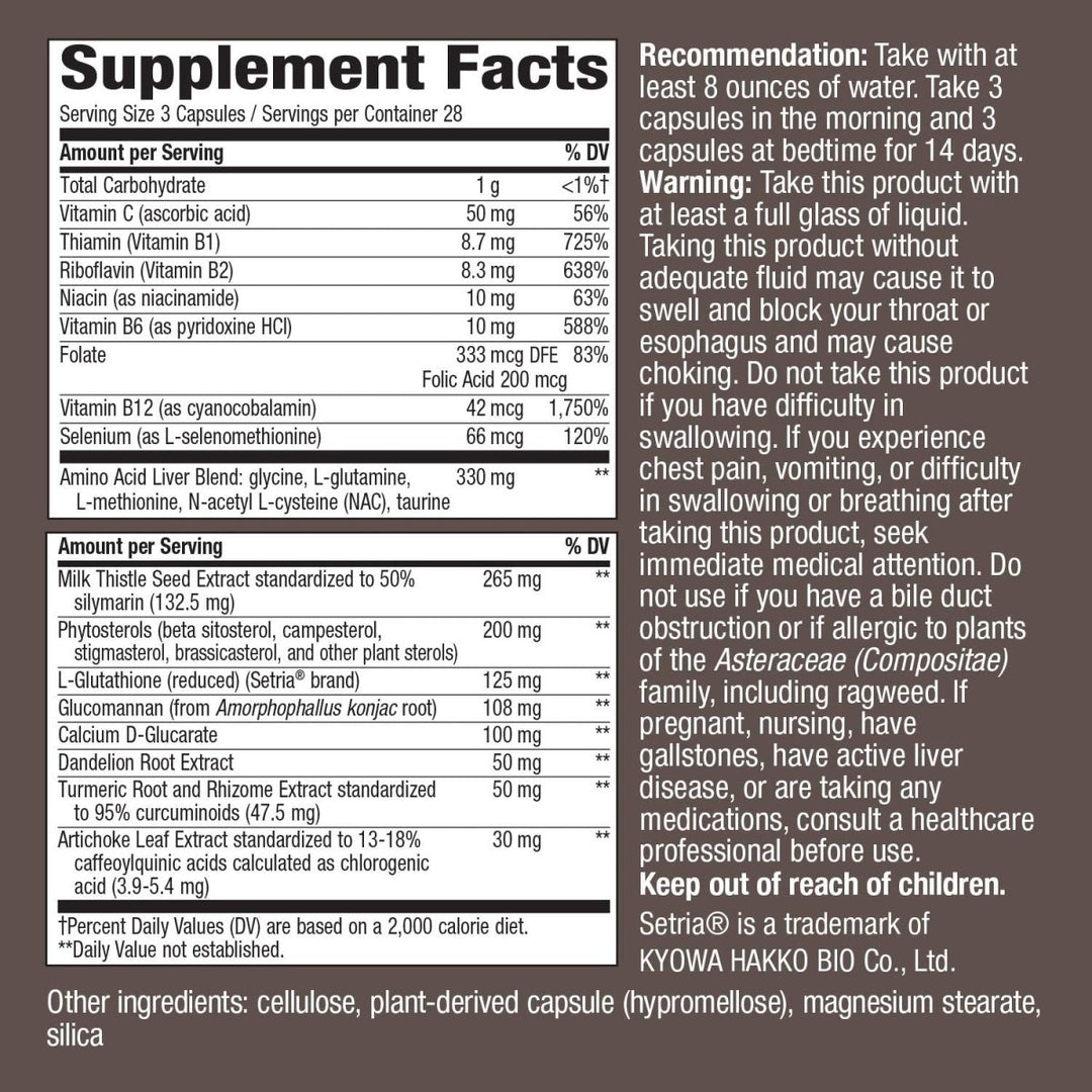 Nature's Way Complete Liver Cleanse, Supports Liver Health*, 84 Capsules - The Oasis of Health