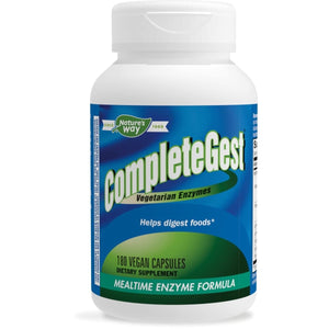 Nature?s Way CompleteGest Vegan Enzymes, 180 Capsules (Pack of 2) - The Oasis of Health