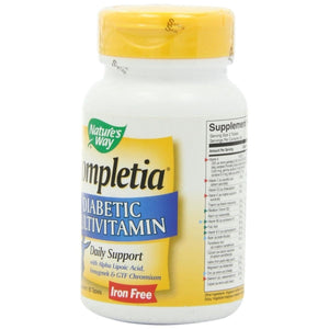 NATURE'S WAY, Completia Diabetic - 60 tabs - The Oasis of Health