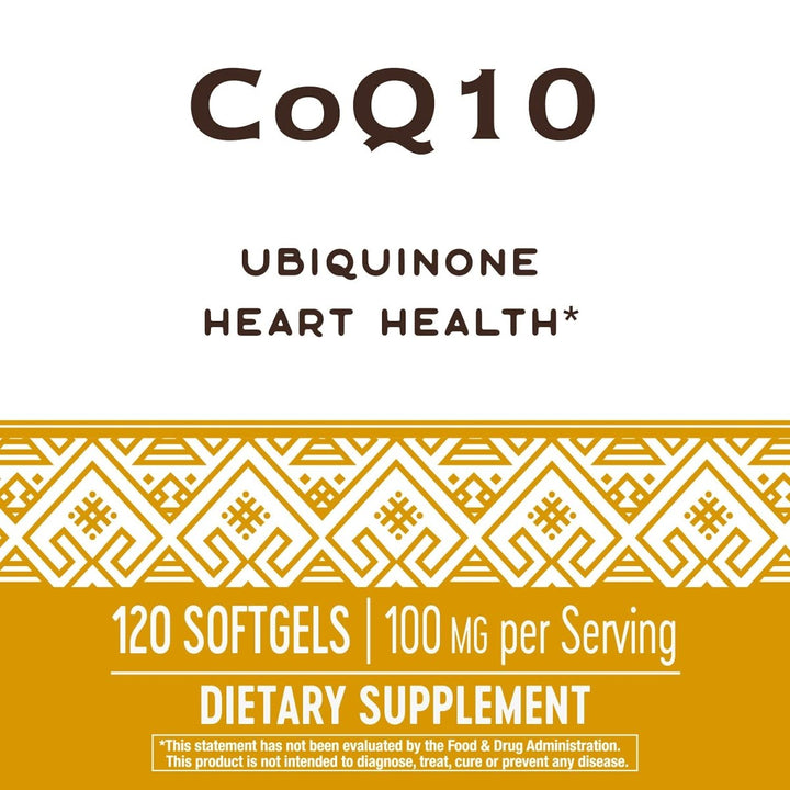 Nature's Way CoQ10 100 mg Ubiquinone - 120 Softgels - The Oasis of Health