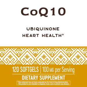 Nature's Way CoQ10 100 mg Ubiquinone - 120 Softgels - The Oasis of Health