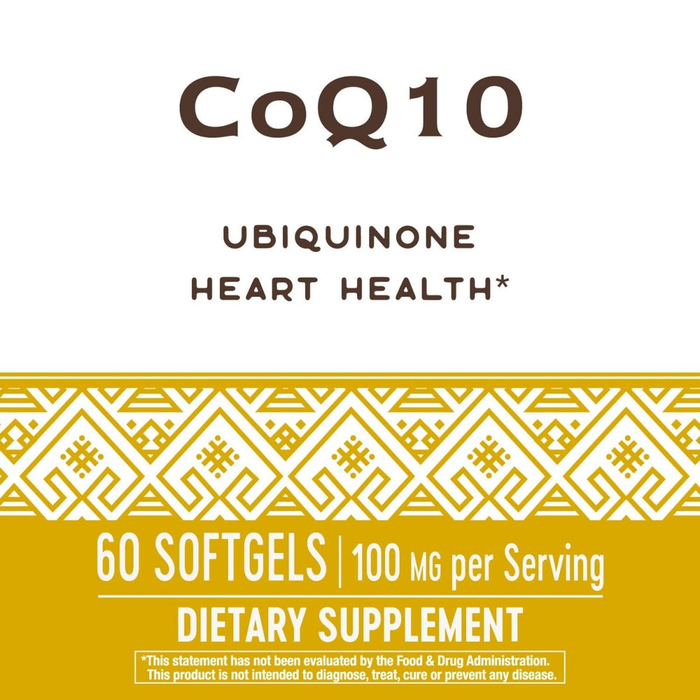 Nature's Way CoQ10, Ubiquinone, Heart Health*, 60 Softgels - The Oasis of Health