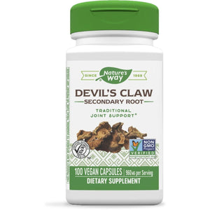 Nature's Way Devil?s Claw Secondary Root 480 mg 100 Vcaps - The Oasis of Health
