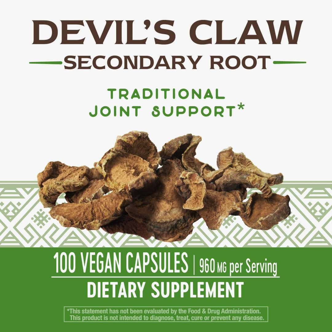 Nature's Way Devil?s Claw Secondary Root 480 mg 100 Vcaps - The Oasis of Health