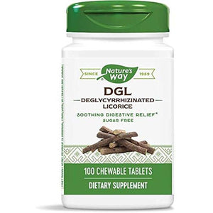 Nature's Way, DGL (Without Fructose), 100 Chewable Tablets - The Oasis of Health