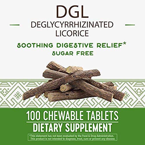 Nature's Way, DGL (Without Fructose), 100 Chewable Tablets - The Oasis of Health