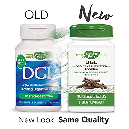 Nature's Way, DGL (Without Fructose), 100 Chewable Tablets - The Oasis of Health