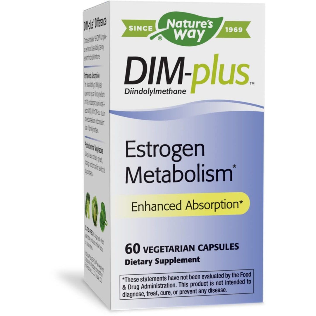 Nature's Way DIM - Plus - Diindolylmethane Vegetarian Capsules, 60 - Count - The Oasis of Health