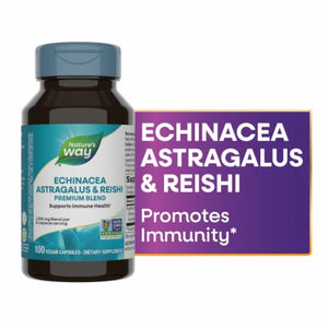 Nature's Way Echinacea Astragalus & Reishi 100 cap (413) - 3 Pack - The Oasis of Health