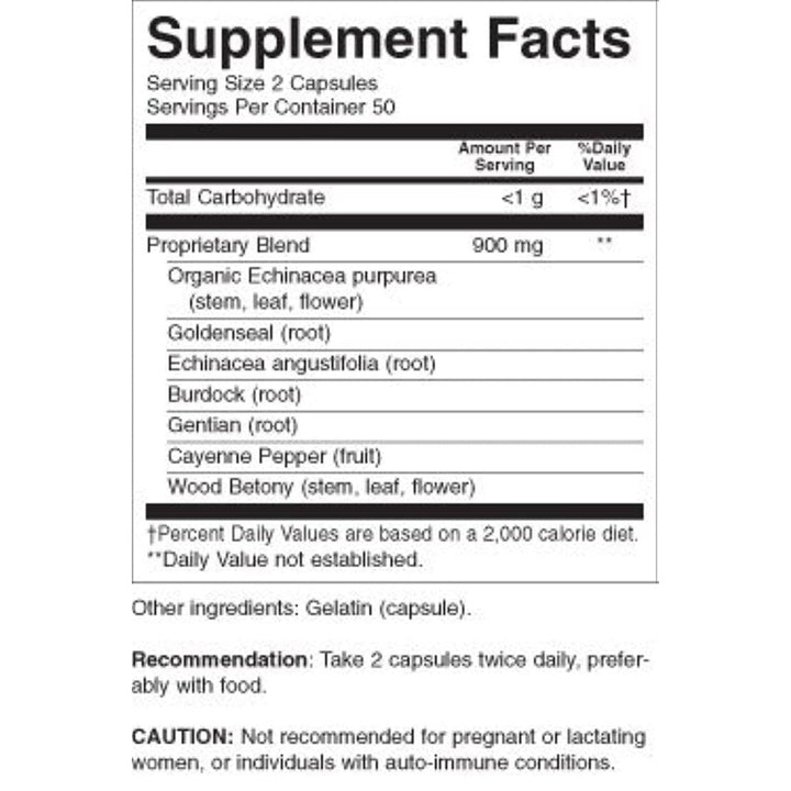 NATURE'S WAY Echinacea/Goldenseal, 0.02 Pounds - The Oasis of Health