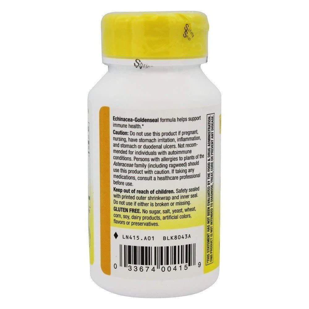 NATURE'S WAY Echinacea/Goldenseal, 0.02 Pounds - The Oasis of Health