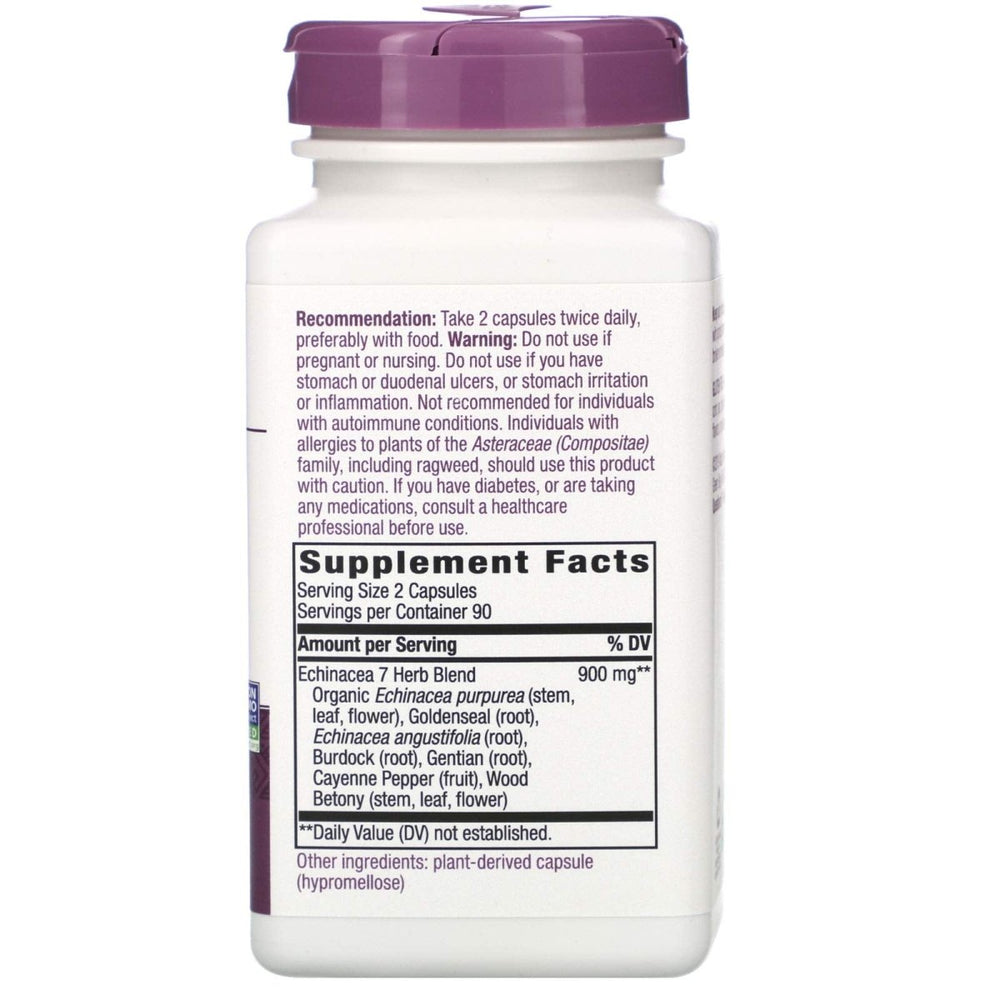 Nature's Way - Echinacea/Goldenseal, 450 mg, 180 capsules - The Oasis of Health