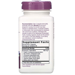 Nature's Way - Echinacea/Goldenseal, 450 mg, 180 capsules - The Oasis of Health