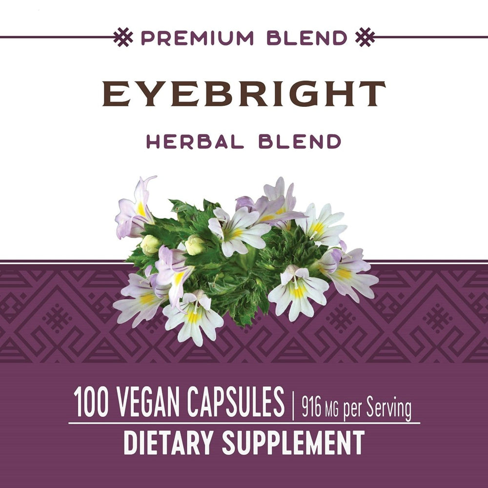 Nature's Way Eyebright Blend, Herbal Blend, Non - GMO Project Verified, Gluten - Free, Vegan, 100 Capsules - The Oasis of Health