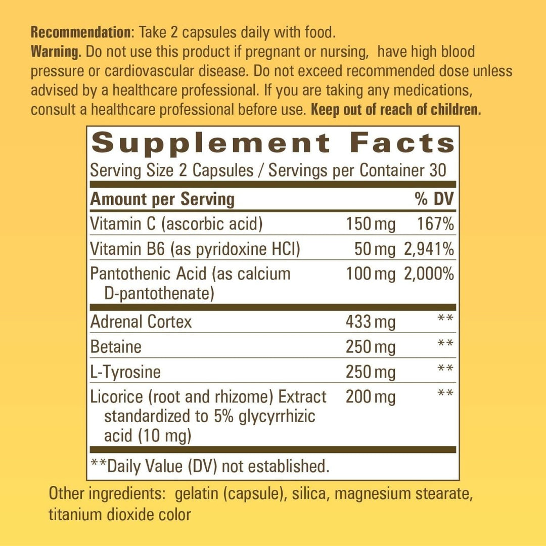 Nature's Way Fatigued to Fantastic! Adrenal Stress - End 60 Capsules - The Oasis of Health