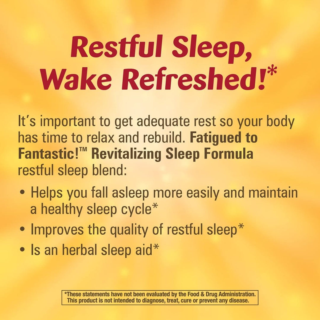 Nature's Way Fatigued to Fantastic! Revitalizing Sleep Formula - 90 Capsules - The Oasis of Health