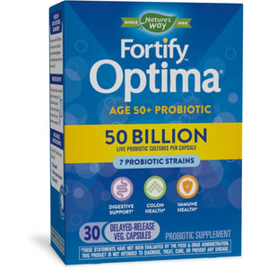 Nature's Way Fortify Optima Adult 50+ Daily Probiotic - 30 Capsules - The Oasis of Health