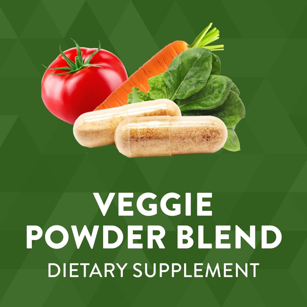 Nature's Way Garden Veggies - Nutrient - Rich Veggie Blend in Convenient Capsules - 60 Count - The Oasis of Health