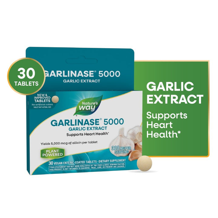 Nature's Way Garlinase 5000 30 Tablets - The Oasis of Health