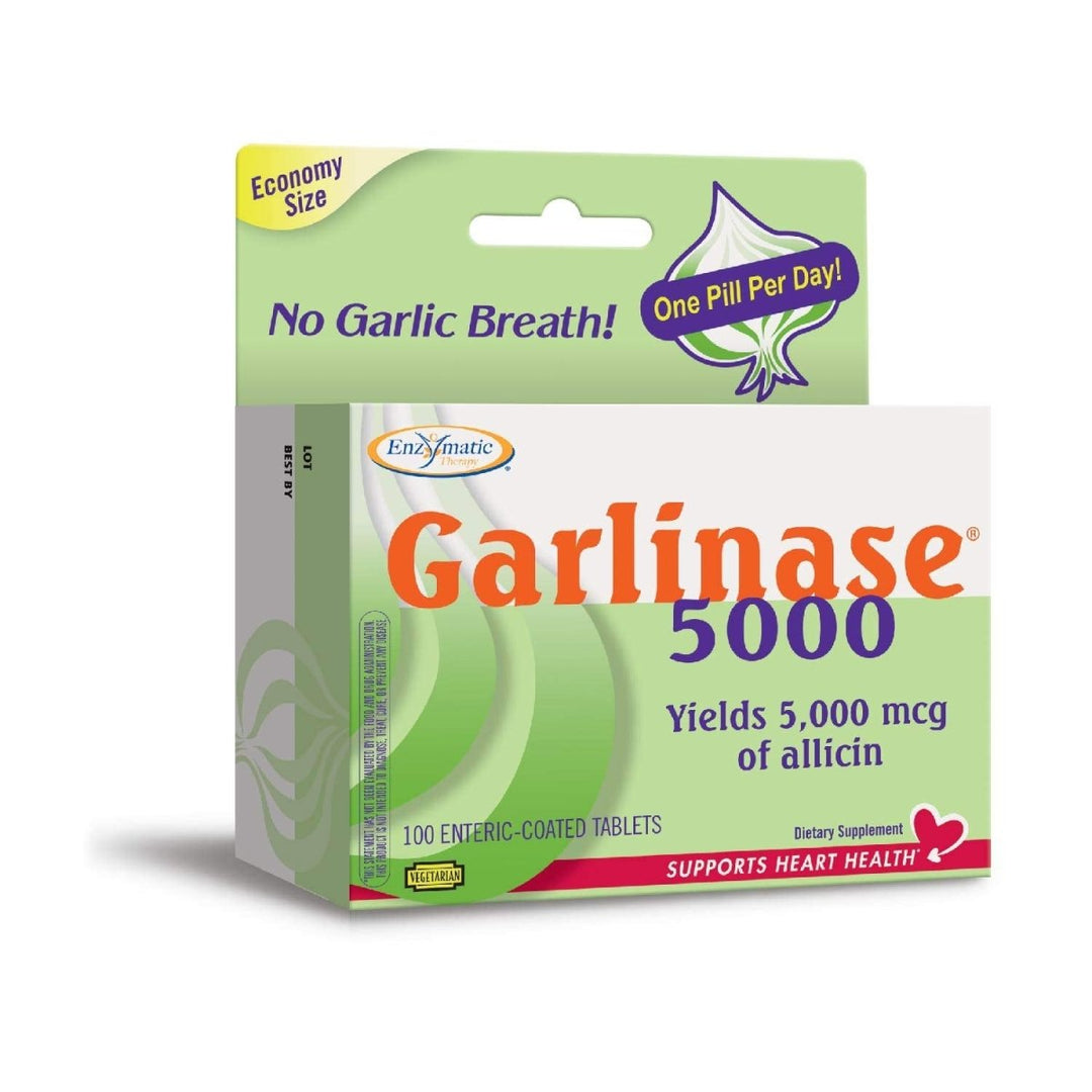 Nature's Way Garlinase Enteric Coated Tablets, 100 Count (Formerly Enzymatic Therapy) (Packaging May Vary) - The Oasis of Health