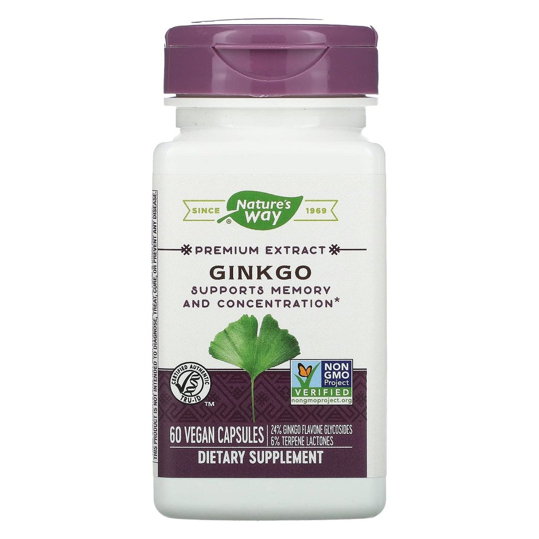Nature's Way Ginkgo Extract ( 1x60 Cap) - The Oasis of Health