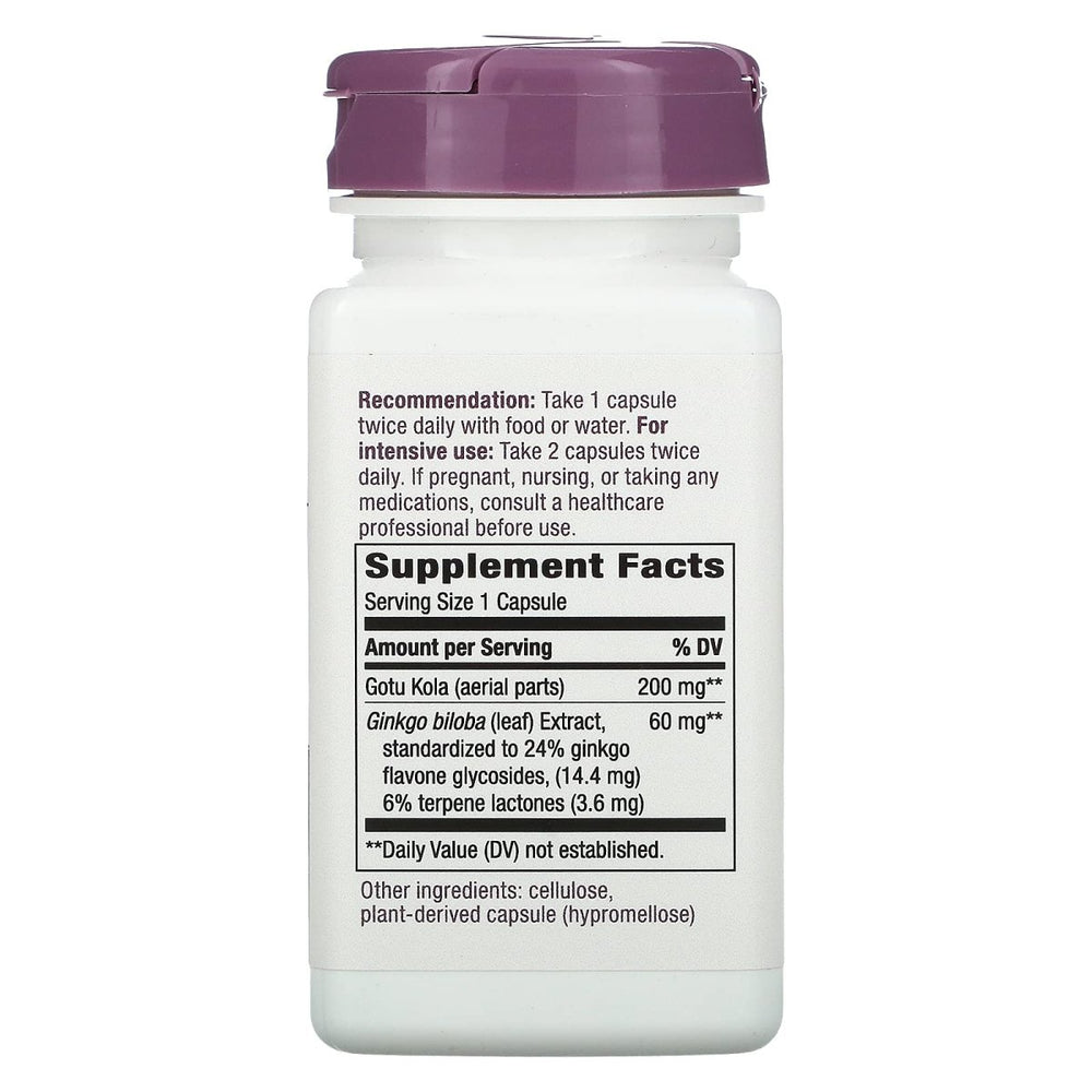 Nature's Way Ginkgo Extract ( 1x60 Cap) - The Oasis of Health