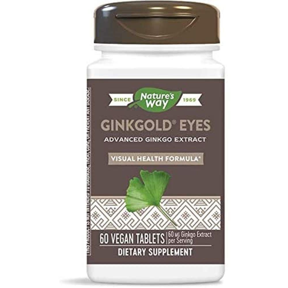 NATURE'S WAY GINKGOLD EYES 60 TAB - The Oasis of Health