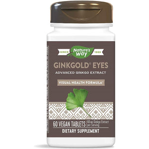 Nature's Way, Ginkgold Eyes, 60 Vegan Tablets (Pack of 4) - The Oasis of Health