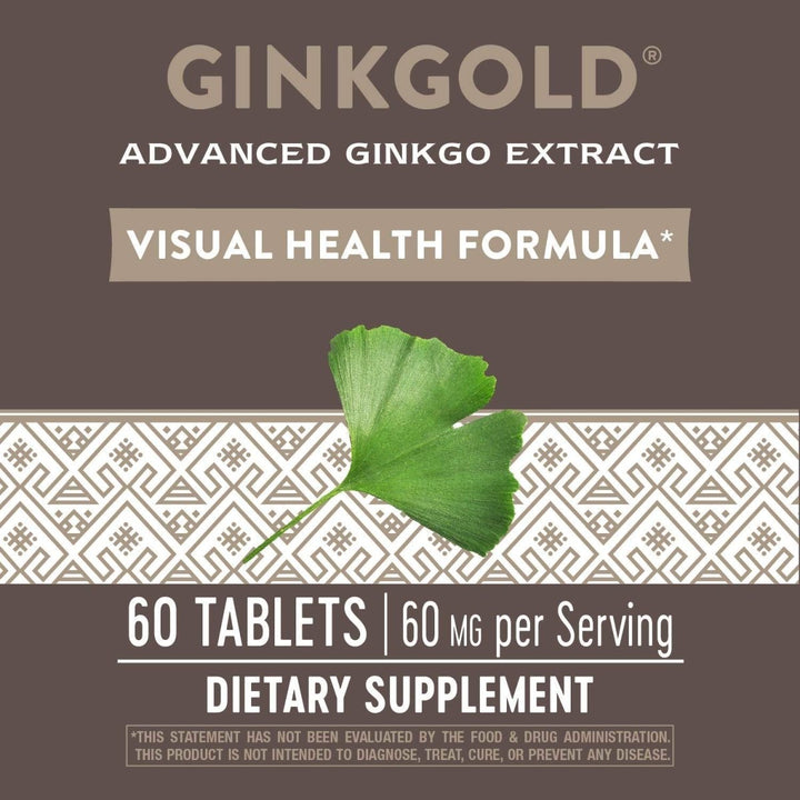 Nature's Way, Ginkgold Eyes, 60 Vegan Tablets (Pack of 4) - The Oasis of Health