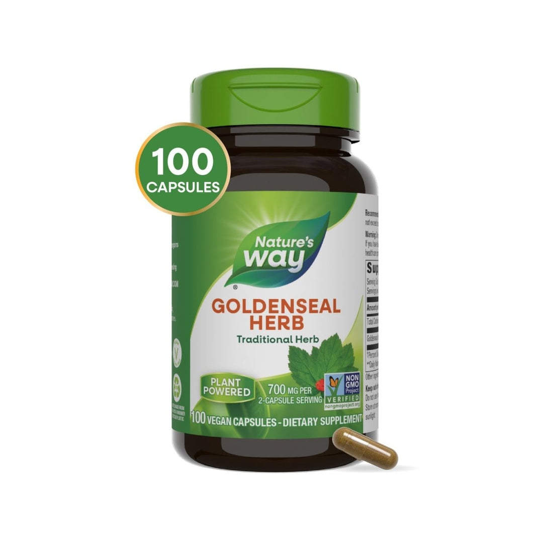 Nature's Way Goldenseal Herb 100 Vcaps - 13700 - 2 Pack - The Oasis of Health