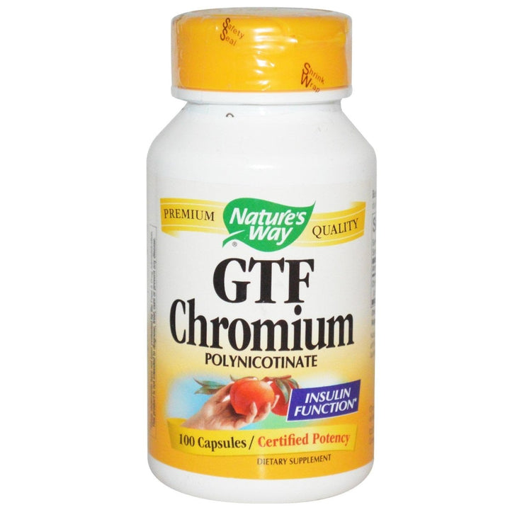 Nature's Way - Gtf Chromium, 200 mcg, 100 capsules - The Oasis of Health