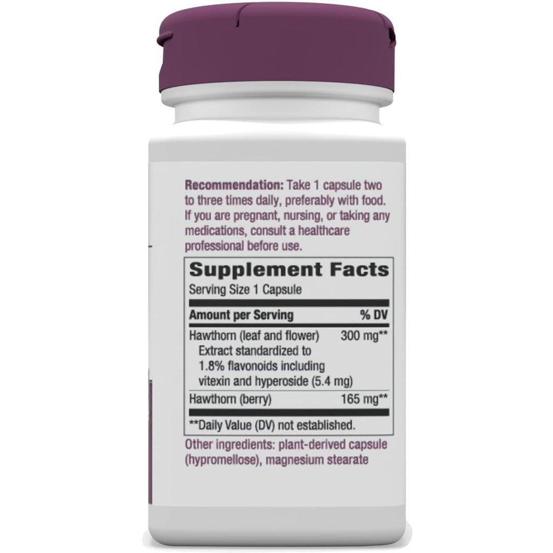 Nature's Way Hawthorn Capsules - 300mg Extract, 90 Vcaps - The Oasis of Health