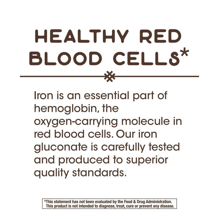 Nature's Way Iron Capsules - Supports Healthy Red Blood Cells - 18mg Per Serving - 100 Capsules - The Oasis of Health