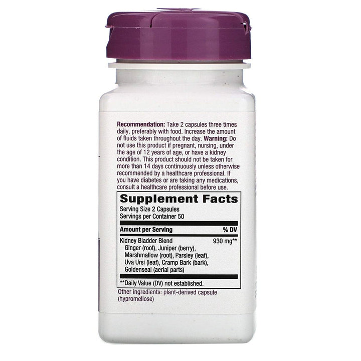 Nature's Way, Kidney Bladder Diuretic, 100 Capsules - The Oasis of Health